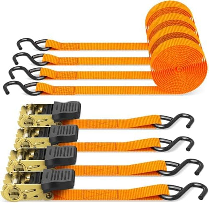Ohuhu Sangles à Cliquet - Lot de 4