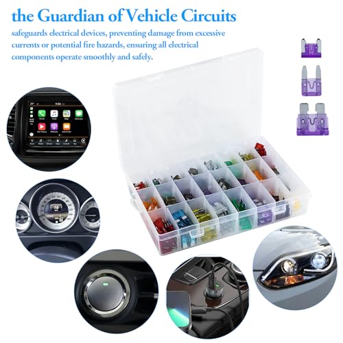 Lot de 300 fusibles de voiture + 160 mini fusibles de voiture