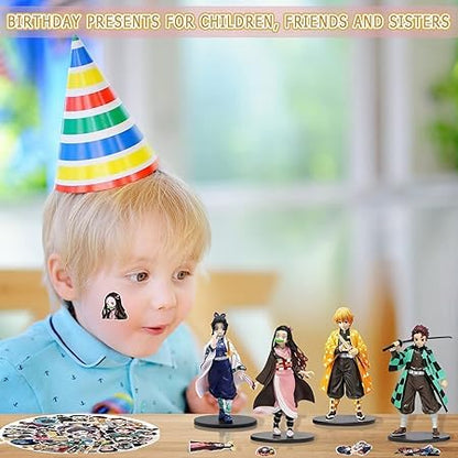 Figurine Manga avec 50 Autocollants