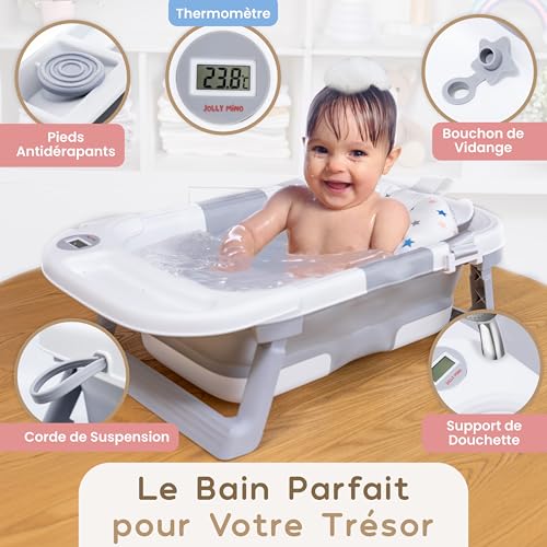 Baignoire Bébé Avec Thermomètre Digital