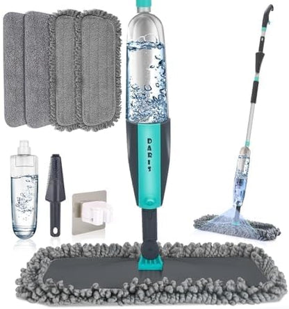 Balai Lave Sol avec Vaporisateur