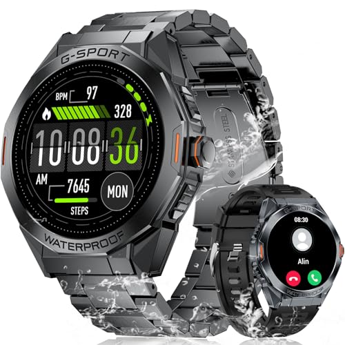 LIGE Montre Connectée Homme avec Appel Bluetooth