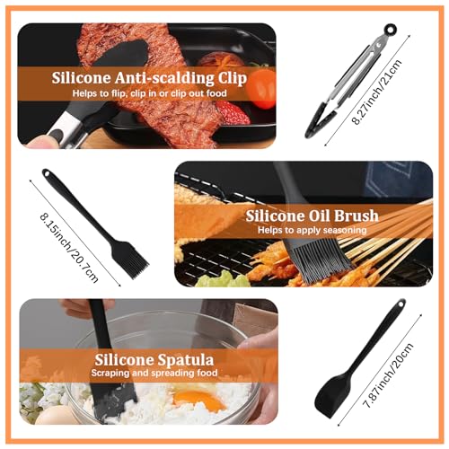 Silicone Moule Air Fryer pour Ninja Foodi Flex 10.4 L AF500EU, 14 Pièces
