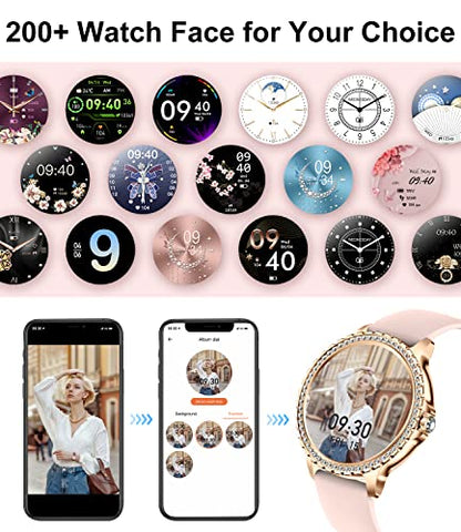 LIGE Montre Connectée Femme avec Appel