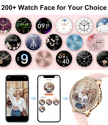 LIGE Montre Connectée Femme avec Appel