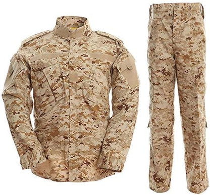 Uniforme militaire BDU, veste + pantalon motif camouflage, idéal pour la chasse,