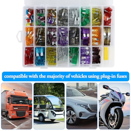 Lot de 300 fusibles de voiture + 160 mini fusibles de voiture