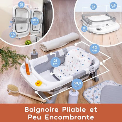 Baignoire Bébé Avec Thermomètre Digital