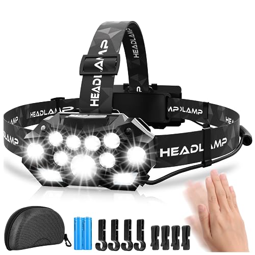 Lampe Frontale Led Ultra Puissante,20000 lumens.