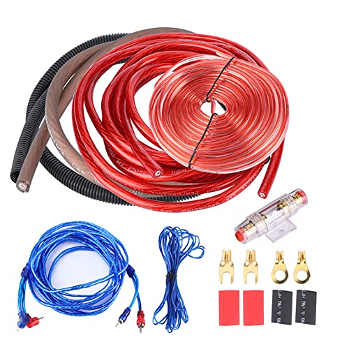 VOBOR Kit Câble Ampli Voiture 4 Jauge - 2800W
