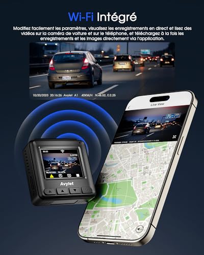 Dashcam 2K Avant Wi-Fi