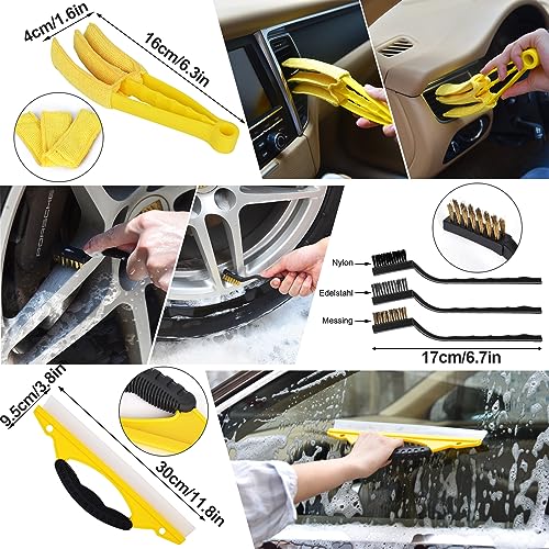 Kit de Nettoyage Voiture - 20 Pièces
