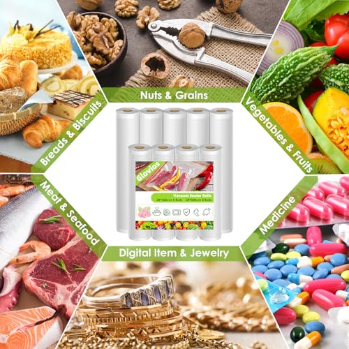 Glovios Sac Sous Vide Alimentaire (9 Rouleaux)