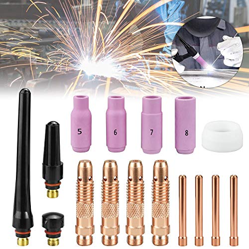 Kit de 16 Pcs Pince TIG Buse en Céramique