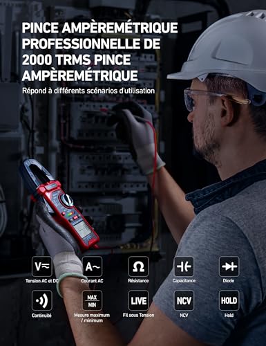 Pince Ampèremétrique Numérique TRMS