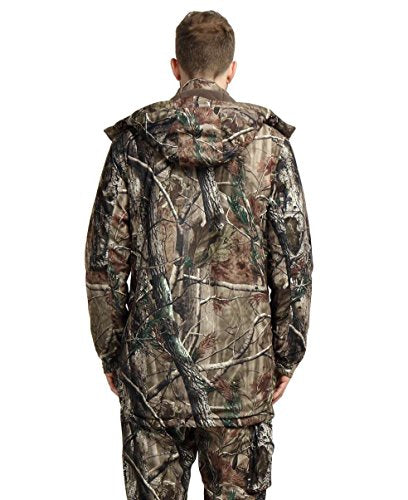 Krumba Hommes Camouflage Chasse Coupe-vent Imperméable Veste