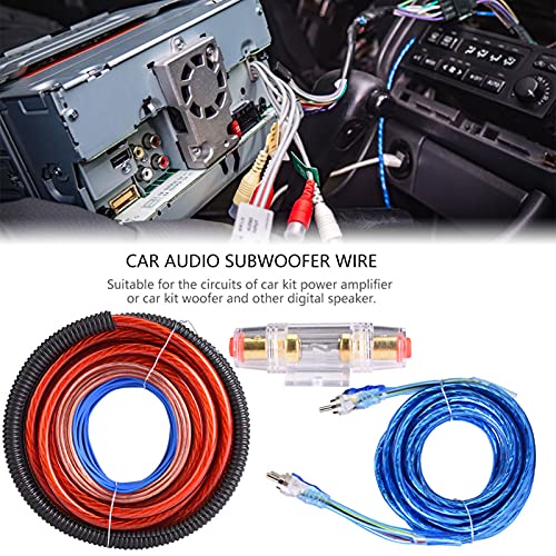 VOBOR Kit Câble Ampli Voiture 4 Jauge - 2800W