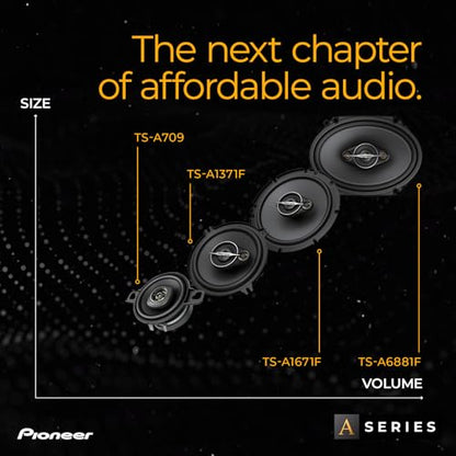 Haut-parleurs Voiture Coaxiaux PIONEER TS-A1371F - 13 cm, 300 Watts