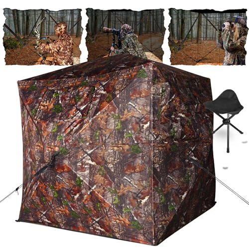 Tente de Chasse Camouflage,Store de Chasse 3 personnes