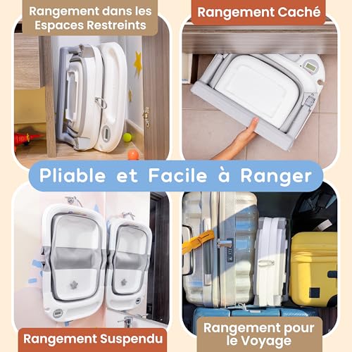 Baignoire Bébé Avec Thermomètre Digital