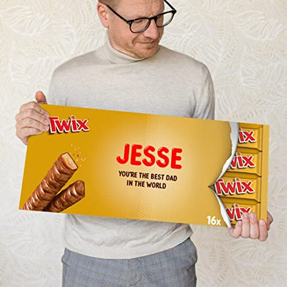 Barre de chocolat Twix XXL personnalisée