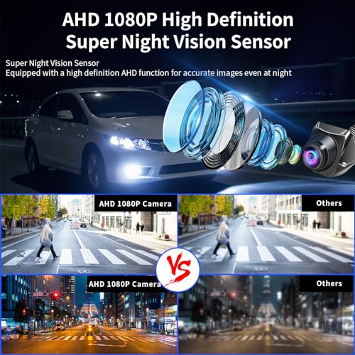 Caméra de Recul 1080P avec Vision Nocturne
