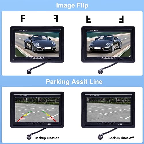 Kit de Caméra de Recul CAMECHO avec Écran LCD 7"