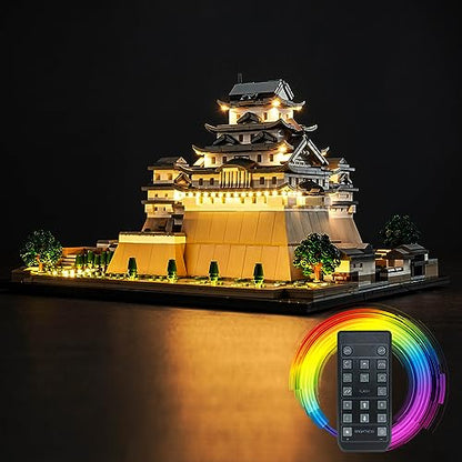 Kit d'éclairage télécommandé pour Lego 21060 Le château de Himeji (Pas Lego), Kit d'éclairage LED