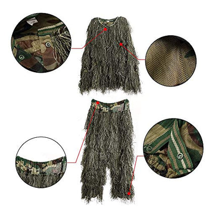 Bseical Ghillie Suit Sniper, tenue de camouflage