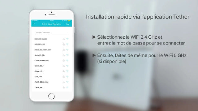 Répéteur WiFi TP-Link RE330 AC1200 - Amplificateur WiFi jusqu'à 120㎡ avec double bande et contrôle par application
