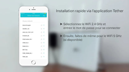 Répéteur WiFi TP-Link RE330 AC1200 - Amplificateur WiFi jusqu'à 120㎡ avec double bande et contrôle par application