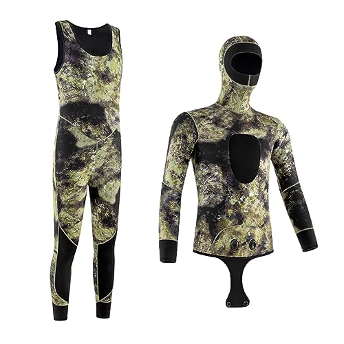 Combinaison de Chasse sous-Marine avec Poignets en Cuir Lisse