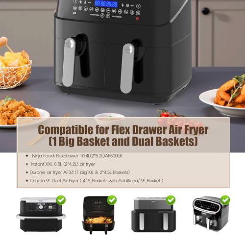 Moule Silicone Air Fryer | Accessoires Airfryer pour Ninja AF500EU 10.4L | Moule Air Fryer pour 10.4L & 10L