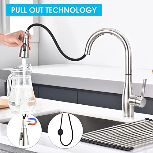 CREA Robinet de cuisine avec douchette extractible