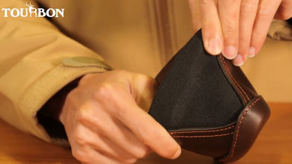 Tourbon Extension de Crosse en Cuir Véritable pour Fusil
