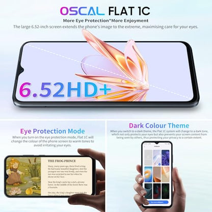 OSCAL Flat 1C Telephone Portable, 4GB+32GB