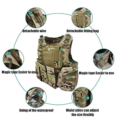 Gilet militaire extérieur, gilet de jeu sur le terrain
