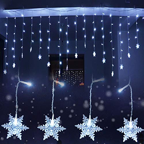 Rideau Lumineux Flocon de Neige