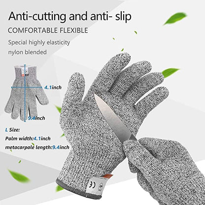 Coffret Couteau à Huîtres avec Gant Anti-Coupures