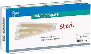 Höga Lot de 50 spatules en bois stériles