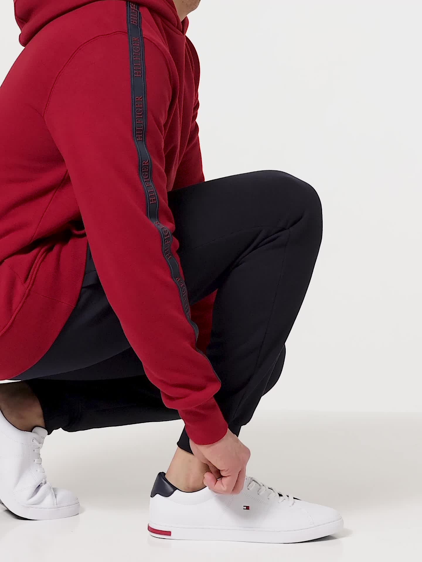 Tommy Hilfiger Baskets Homme Essential Leather Detail Vulc
