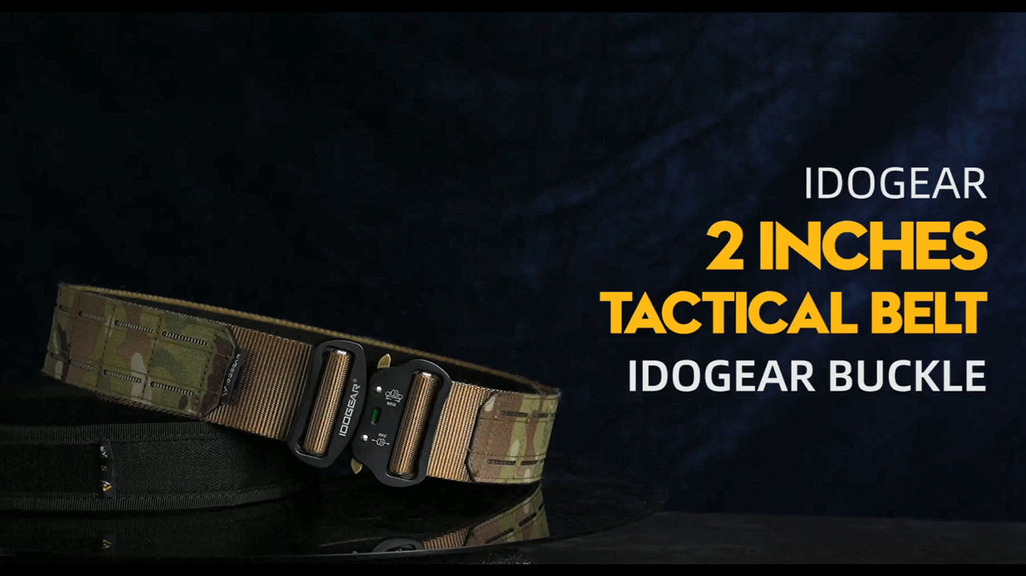 Ceinture Tactique Molle de 2 Pouces avec Ceinture Intérieure