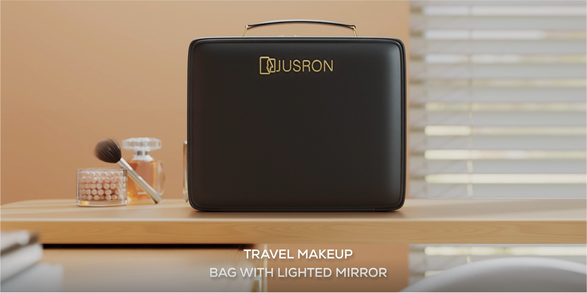 Trousse de Maquillage avec Miroir LED