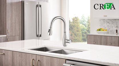 CREA Robinet de cuisine avec douchette extractible
