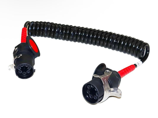 2 embout rapide hydraulique + 1 câble ABS + 1 Câble électrique + 2 tuyaux d'air avec main jaune et rouge.
