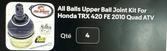 4 Rotules ATV quad Honda 450trx