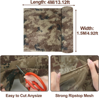 Camouflage Chasse, Bâche de Camouflage Militaire, Voile de Camouflage