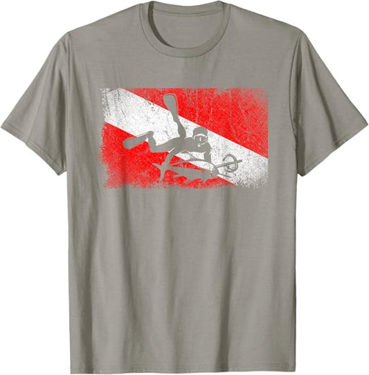T-Shirt Chasse Sous-Marine Cadeau Pêche Sous-Marine