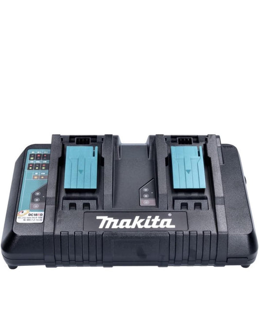 2 batteries Makita 6ah + chargeur Makita double