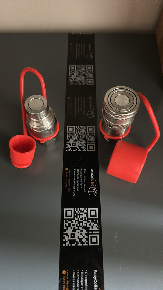 2 embout rapide hydraulique + 1 câble ABS + 1 Câble électrique + 2 tuyaux d'air avec main jaune et rouge.